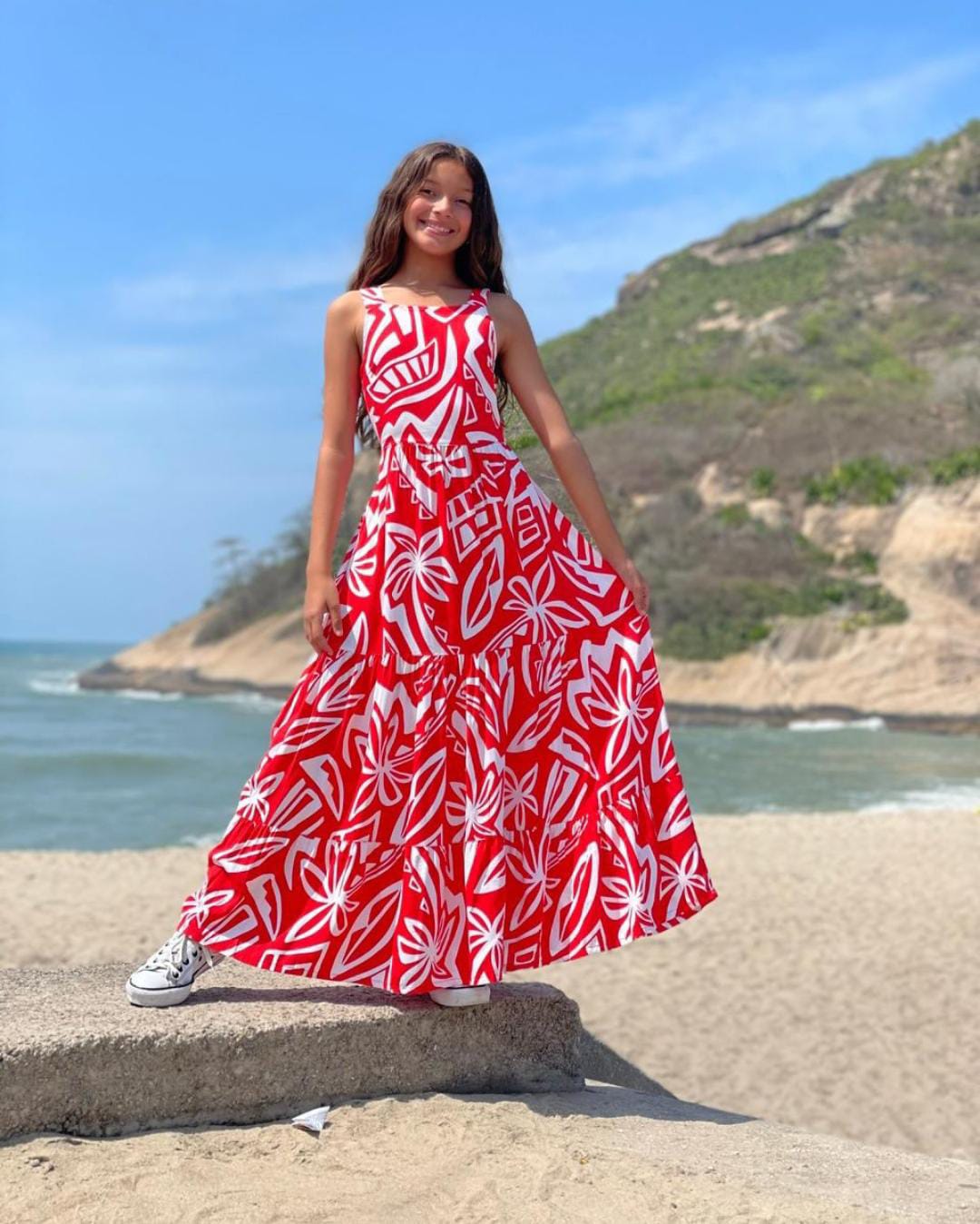 Vestido "Island Escape" con Espalda Ajustable