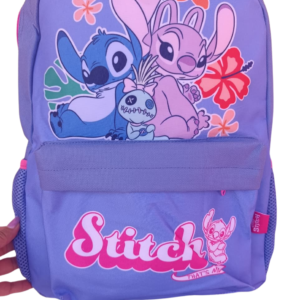 Mochila Infantil Stitch Lila