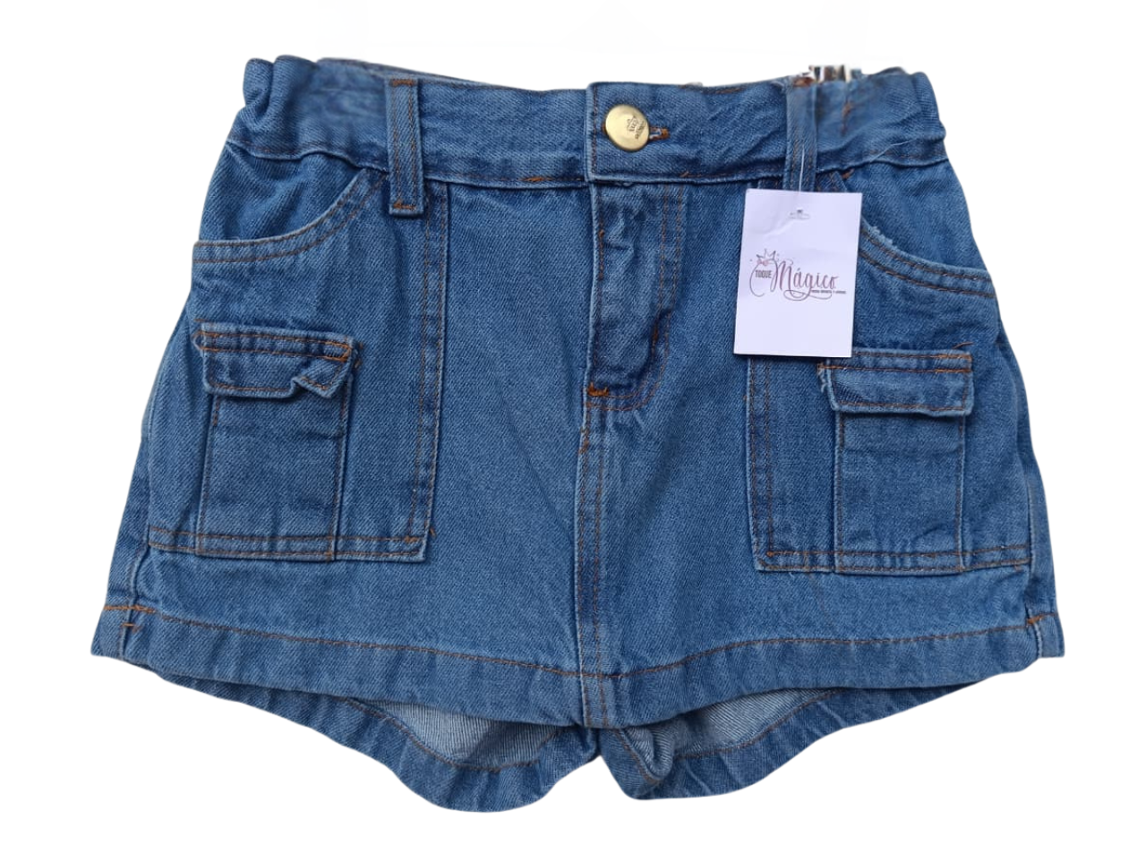 Falda-Short Denim Cargo "Urban Style"