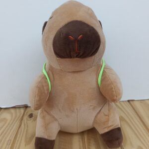 Peluche Carpincho "Traveler" con Mochila de Tortuga